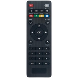 AIDITIYMI Remote Commander Replacement Compatible with Amlogic Android Smart TV Box U7 S905W V88 V99 CS918 MXV Q7 Q8