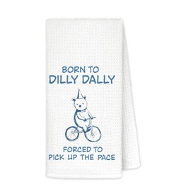 EVER-GOING TUNE Cute Bear Kitchen Towel，Funny Kitchen Decor，Hand Towels for Bathroom, Towels Tea Towels for Kitchen, Chef Gifts, Chef Stuff,for Kitchen Decor & Drying, 16x24 Inch