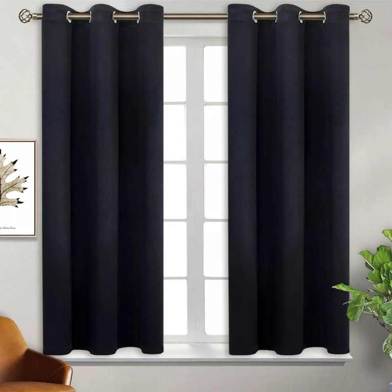 LUCINATIA Cortina Blackout Ventana 100x130cm Cuarto Sala 1pz