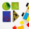 Playlearn Sensory Gel Shapes with Glitter & Colourful Liquid, Squidgy
