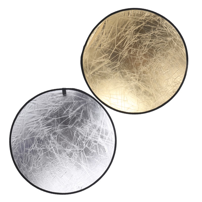110cm Round Reflector 2 in 1 Collapsible Round Photography Reflector