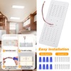 Kriogor Ceiling Lights 12V With Switch, 3 Color Modes, Dimmable
