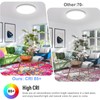 SunRider LED Flush Mount Ceiling Light Fixture, 6000K Cool White,