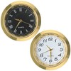2PCS Mini Clock Face Insert Replacement, Fit 35mm (1.38") Hole
