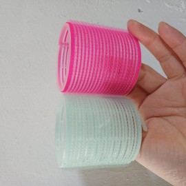 Extra Volume Hair Roller 1pc for Dry Styling Sky Blue Pink Randomly Sent 10ea