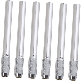 Pencil Extension Holder Pencil Cap Auxiliary Axis Aluminum Lightweight Pencil Extender Posture Corrector for Children School Writing Instruments Art Students Drawing Tool Easy to Hold Short Pencils