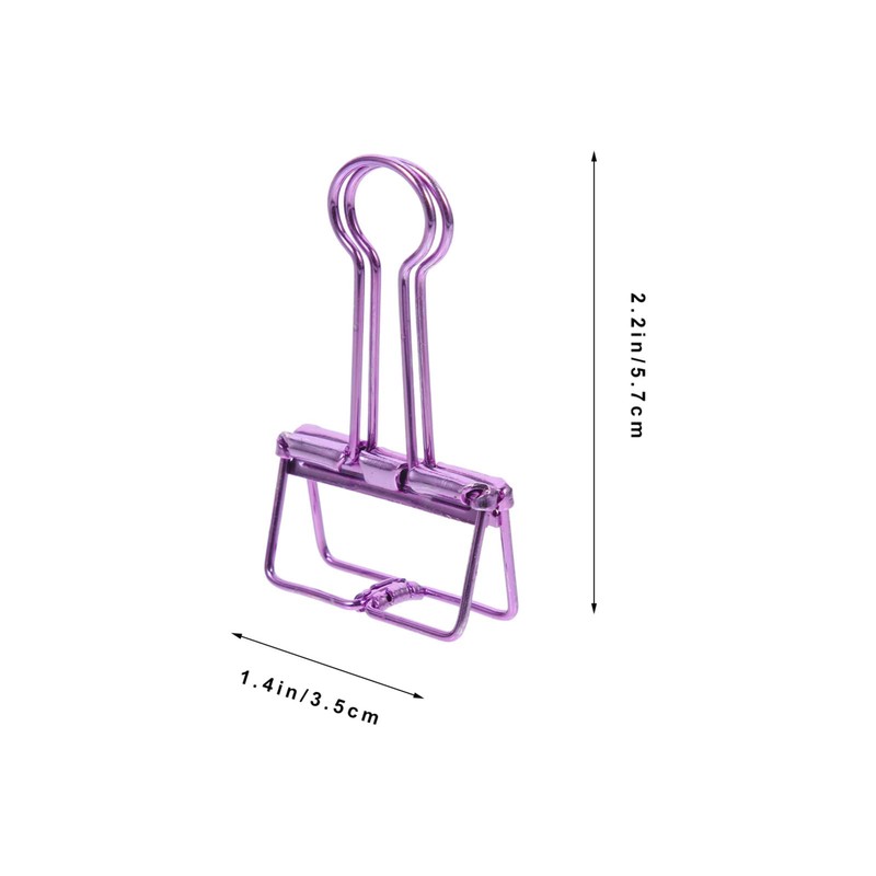 Large Paper Clips Binder Clips Bulk 10Pcs Clips Paper Clips