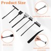 JJUNW 6 Pcs Mini Zen Garden Kit, Zen Garden Rake