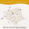 Removable Beeswax Bread Bags for Sourdough & Homemade Bread -