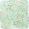濱文様 和たおるセミウォッシュ（タオルハンカチ） フラワーブルーム（グリーン）