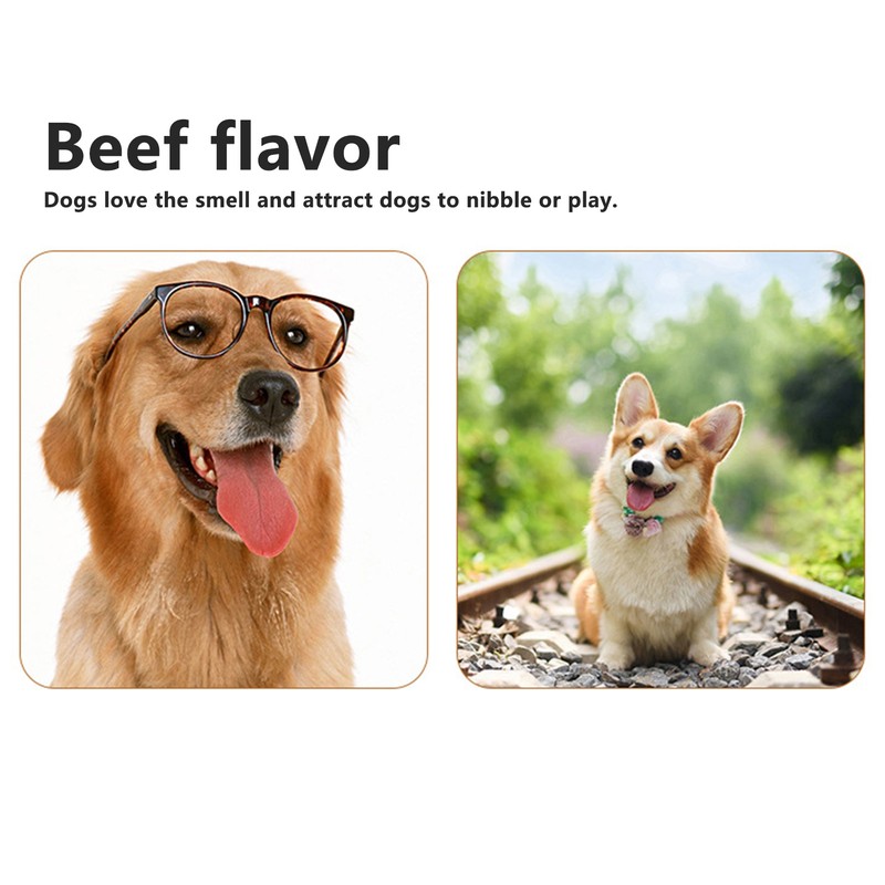Pet Chewing Toy Beef Flavor Bite Resistant Nylon Dog Chewing