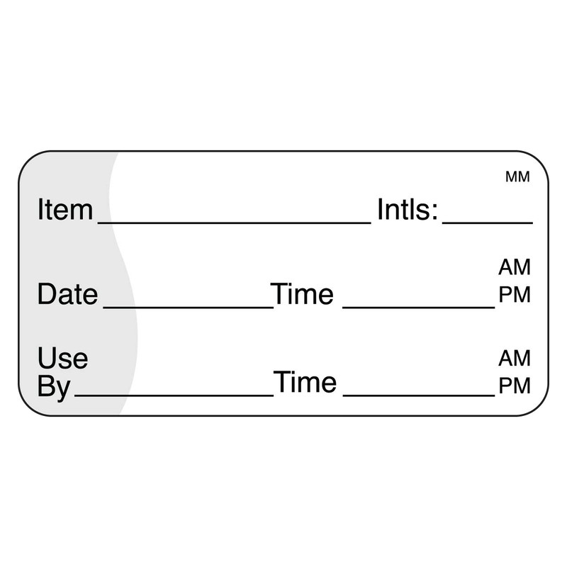 DayMark Safety Systems-IT110117 Removable Item/Date/Time Use-by Shelf-Life Label, 1" x
