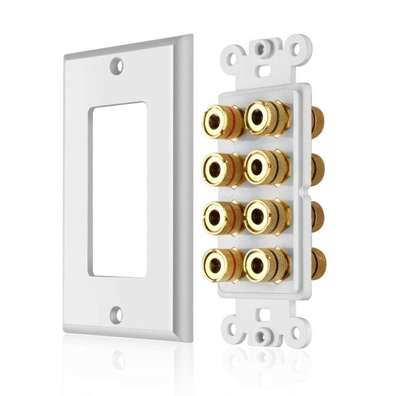 jingfei 8 Posts Speaker Wall Plate Home Theater Wall Plate