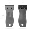 FOSHIO 2PCS Plastic Razor Blade Scraper Tool and 100PCS Plastic