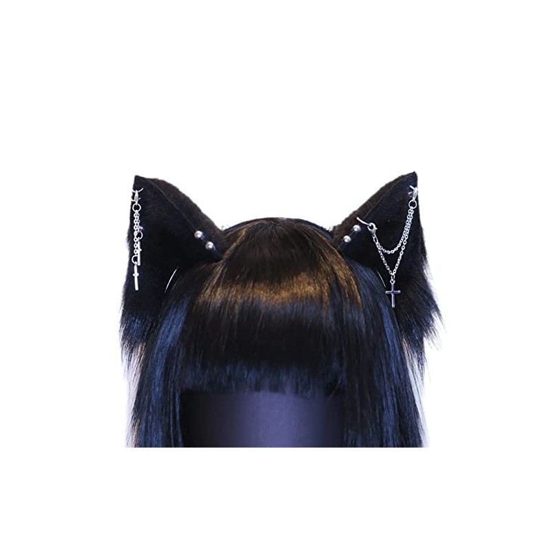 VIGVAN Cat Ears Headband - Animal Cosplay Ears - One