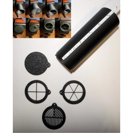 Unbranded (B) ZWO SeeStar S50 Telescope 5.5" Dew Cap Cover Bahtinov Mask Diffraction Spike - C_Bahtinov & Cap Cover