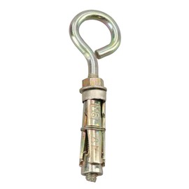 6mm Close Hook Anchor Eye Bolt Rawl Expansion Bolts Shield Wall 8 Pack