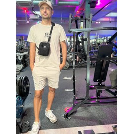 Benson Shoulder Bag is the perfect solution for men and women who want to keep their belongings handy on the go, with its strong magnetic force, it sticks securely to metal objects up to 3 kg, black