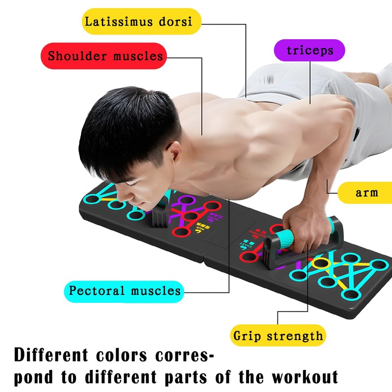 12 in-1 Push Up Board, Press Up Board for Home