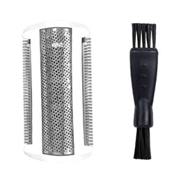 Lady Replacement Shaving Foil Head, Replacement Shaving Head Film with Brush, Replacement Blades Accessories for BG2000 BG2024 BG2040 TT2040 YS534, Wet and Dry (White, 3Pcs)