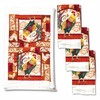 Lobyn Value Packs – 4-Pack Red Rooster Kitchen Towels, 15x25
