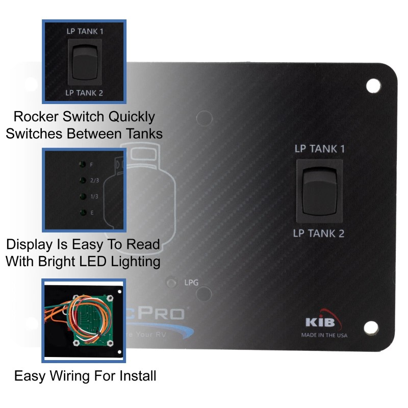 RecPro Dual Propane Tank Monitor