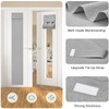 HOMEIDEAS Blackout Linen Sidelight Curtains for Front Door, Side Door