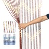 Retro String Curtain, Door Curtain, Wooden Bead Curtain, Divider Window