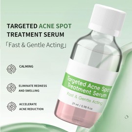 Anti Acne Serum - Acne Drying Lotion – Fast-Acting Blemish & Spot Treatment - Face Serum to Reduce Redness & Pimples - Dry Out Pimples,Clean Pores - Teen Girls, Women & Men Skin Care