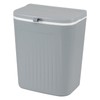 Nesmilers 3.2 Gallon/12 L Wall Mounted Garbage Can, Hanging Cabinet