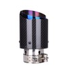 CARMON Real Twill Carbon Fiber Exhaust Pipe Muffler Tips with