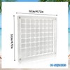 Vordpe 64 Compartments Acrylic Magnetic Seashell Display Box, Clear Shell