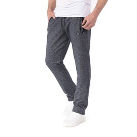 SCR Tall - Mens Athletic Pants - Mens Sweatpants 70% Cotton - Straight Fit Sweatpants with Zipper Pockets - Medium 38 Extra Long Inseam, H/Grey 32W x 38L