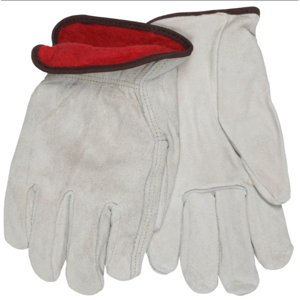 MCR Safety 12- Cold Weather Cowhide Leather Lined Warm Winter