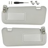 Sun Visor Pair Compatible with 2010-2013 Mazda 3 (Non-Illuminated) -