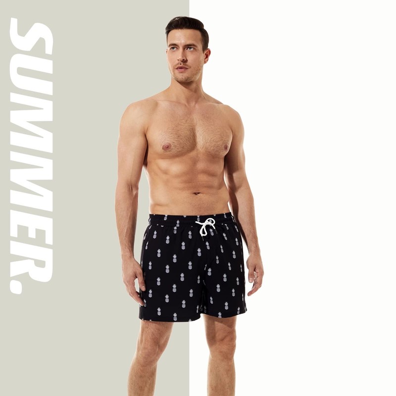 BRISIRA - Traje de baño para hombre, secado rápido, 5