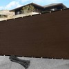SHADEWIZ 6' x 8' Custom Size Brown Privacy Screen Fence