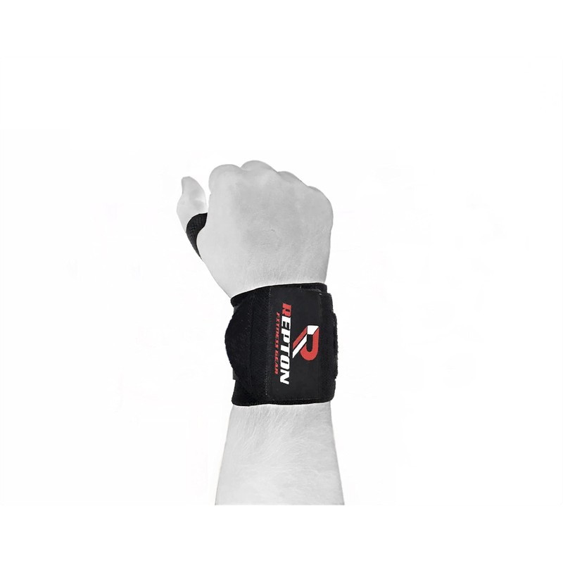 Weightlifting Wrist Wraps - Professional Grade with Thumb Loops -