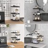 3-Tier Bathroom Countertop Organizer , Vanity Tray Cosmetic & Makeup