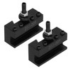 2Pcs Tool Post Holder Turinng Facing Boring Piston Wedge Hardware