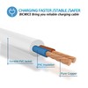 Bicmice 2.7Ft USB DC Charging Cable 2.5mm DC Charger Cord