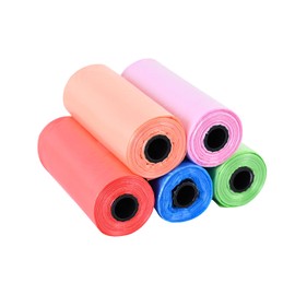 90 Count 11.6” x 9”Dog Waste Bags Rolls,Leakproof Strong & Sturdy Bags for Dogs, Doggie Bags Cats Litter Bags,Trash Bags for Doggy Pets,15 Doggy Bags Per Roll (6 rolls)