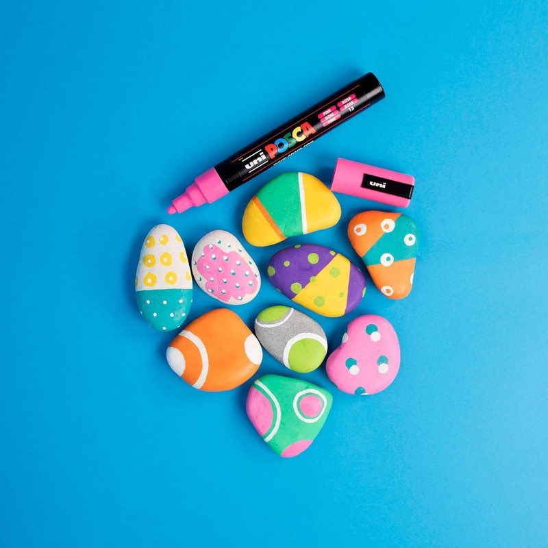 Uni-Ball 186832 - POSCA Marker Set, 20 Acrylic Pens in