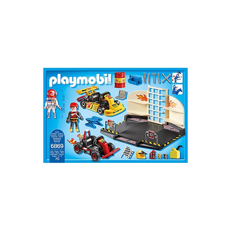 Playmobil 6869 City Action Go-Kart Garage StarterSet