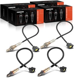 A-Premium O2 Oxygen Sensor Compatible with Jeep JK Series Wrangler 2007 2008 2009 2010, V6 3.8L, Upstream and Downstream, 4-PC Set, Replace# 5033500AA, 56028994AA