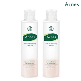 Acnes 아크네스 아크네스 세범 밸런싱 스킨 2.0 200ml x2개 Acnes Sebum Balancing Skin 2.0 200ml x2 pcs