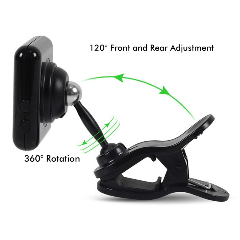 Metronome Tuner Clipon Rechargeable 2 in 1 Multifunctional String Instrument