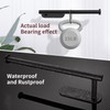 DEKAVA Paper Towel Holder Under Cabinet Wall Mount for Kitchen