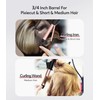 FARERY Travel Curling Iron for Short Hair, 3/4 Inch, Dual