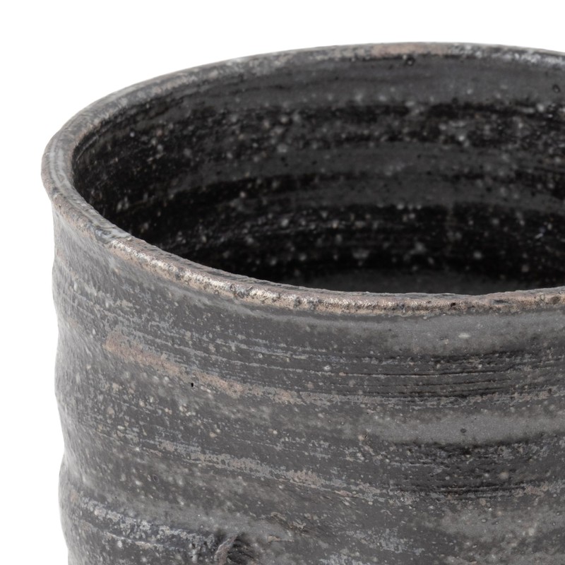 Marui Pottery MR-3-4347 Shigaraki Ware Hechimon Rock Cup, Capacity: Approx.